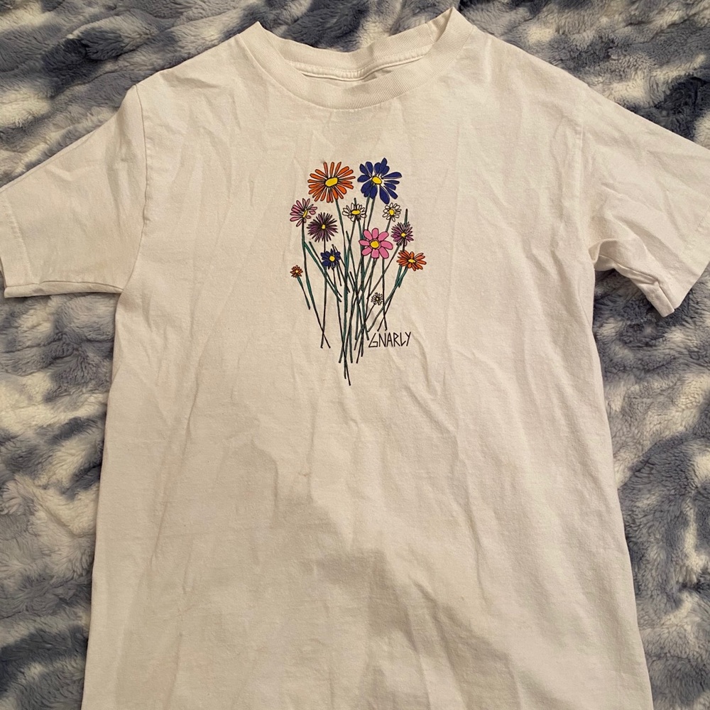 Cotton flower T-shirt